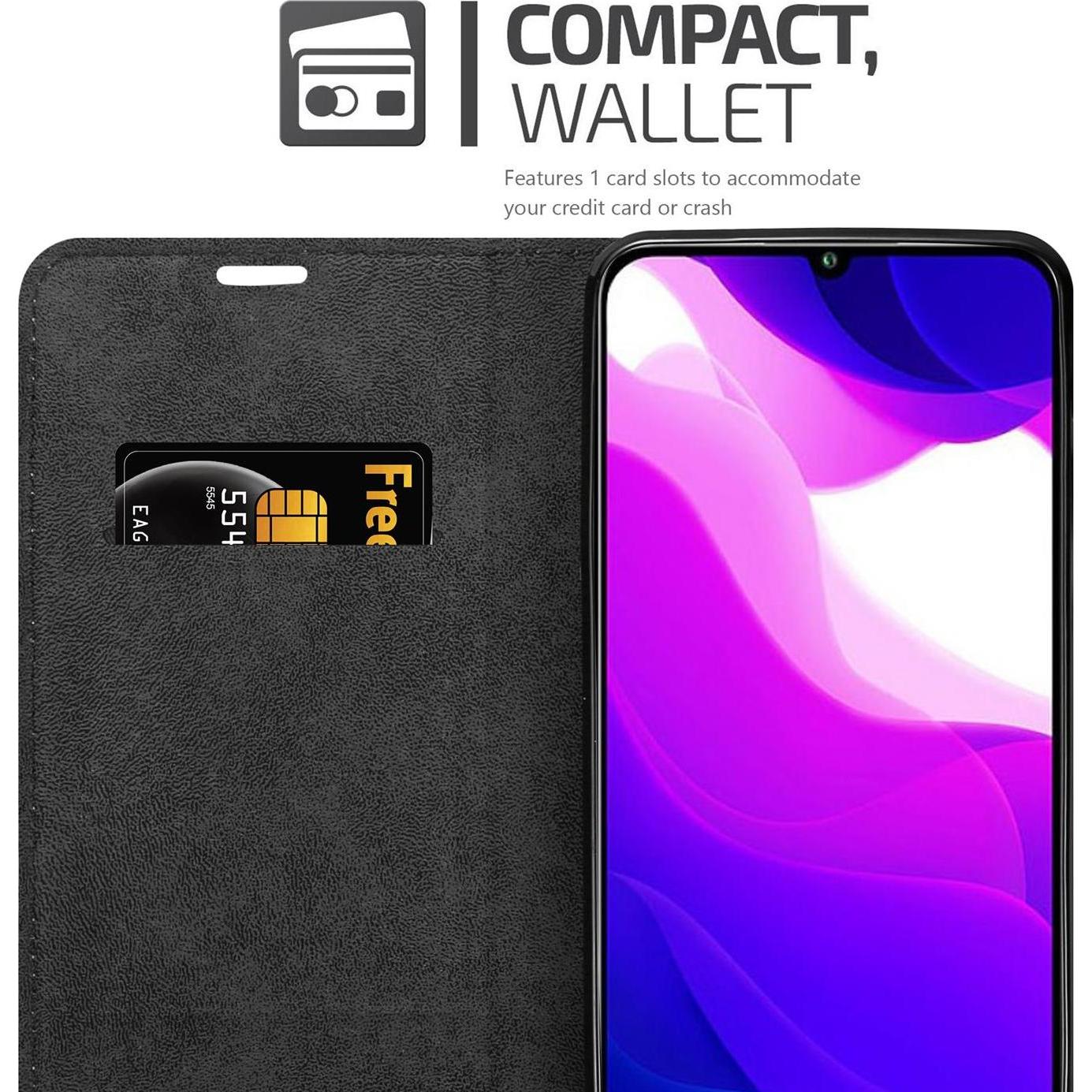 Thumbnail - Cadorabo Book Invisible Magnet Cover (Xiaomi Mi 10 Lite), Smartphone Hülle, Braun
