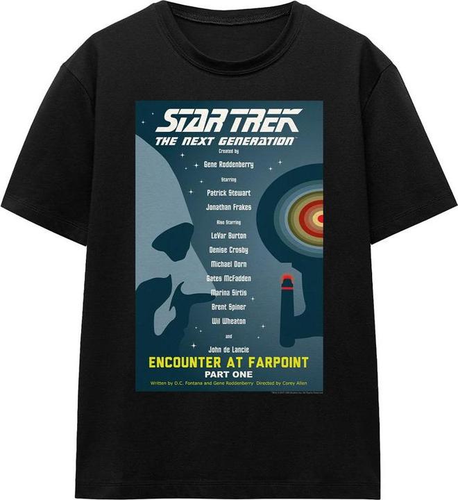 Actual product image Unisex Adult The Next Generation Season 1 Episode 1 T-Shirt (XL)