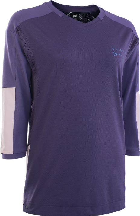 ION Bike Jersey Scrub Amp LS 3/4 BAT women - dark-purple