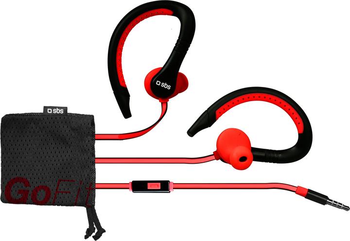 Image du produit SBS Casque avec câble Stereo In-Ear Runway Flat Sport, prise jack 3,5 mm avec microphone et réponse (Filaire)