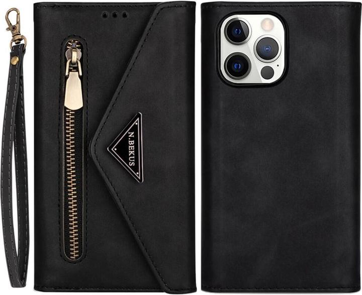 Image du produit Cover-Discount iPhone 14 Pro Max - Étui portefeuille noir (Apple iPhone 14 Pro Max)