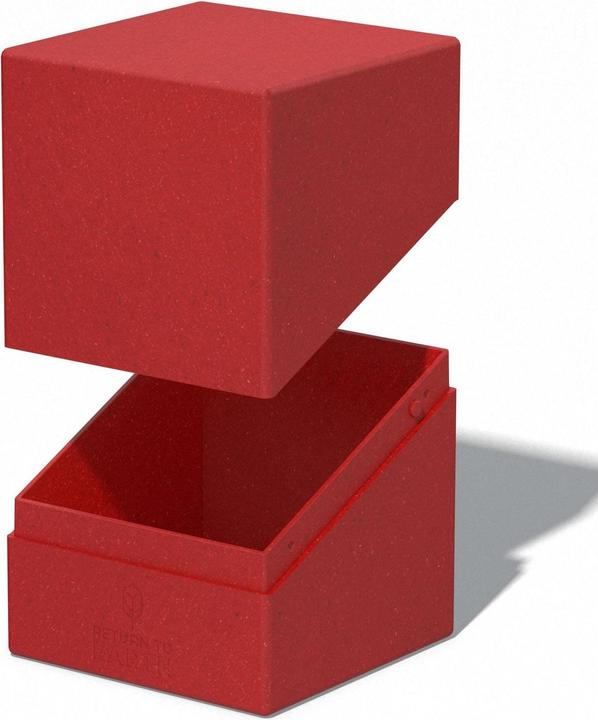 Actual product image Ultimate Guard Card Box Return To Earth Boulder Deck Case 100+ Red