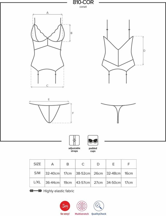 Actual product image Obsessive Victoria (L, XL)