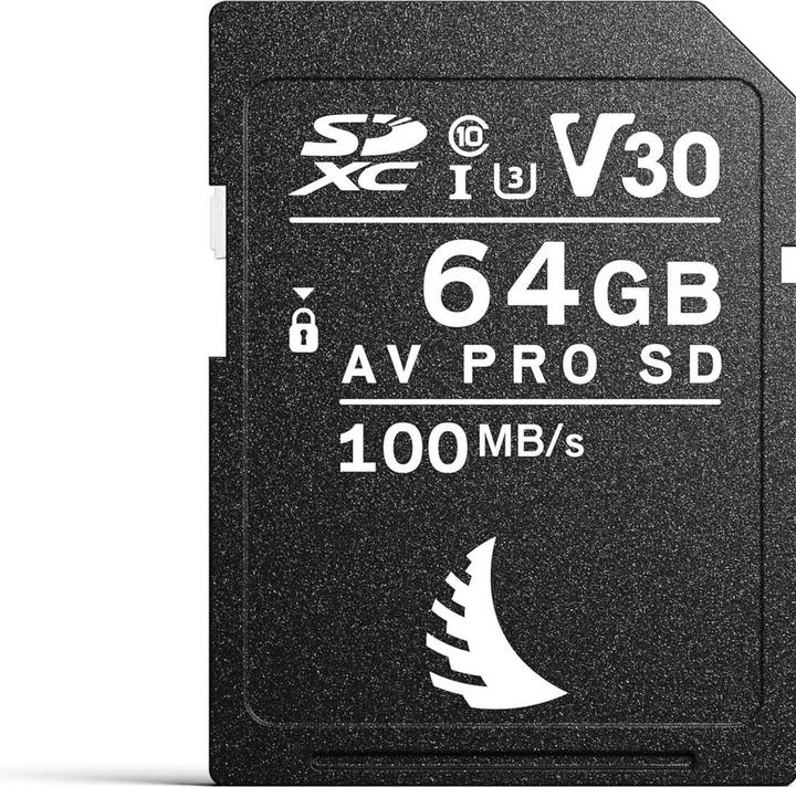 Angelbird SD Card AV PRO 64GB V30 (64 GB, SDXC, U1, UHS-I)