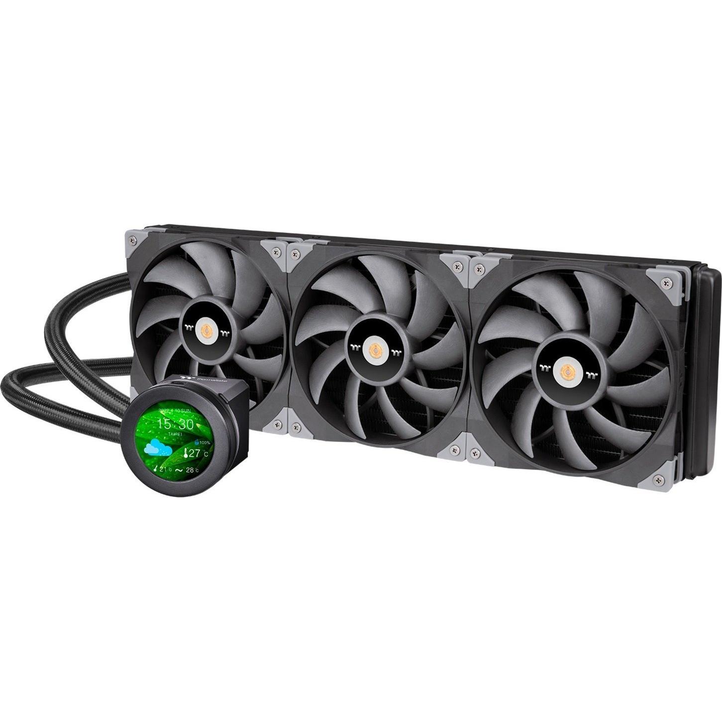 Thermaltake TT Toughliquid Ultra 420 CPU Liquid Cool CL-W366-PL14BL-A, CPU Wasserkühler, Schwarz