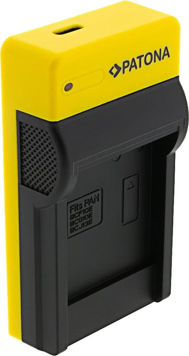 Image du produit Patona Chargeur USB Slim avec entrée USB-C pour Panasonic DMW-BCF10E Lumix DMC-FS7 DMCLX5 DMCLX5 DMC-L (Chargeur de batterie d'appareil photo)