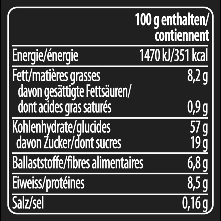 Nährwerte und Zutaten Knorr 100% Natürlich Gewürzmischung Zitronenpfeffer Gewürz Streuer, Würzen mit Pfeffer ohne Salz & Zucker (156 g)