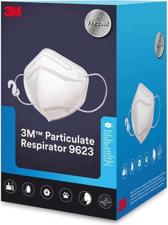 Actual product image 3M Respirator 9623, FFP2, 1 piece (FFP2, 1 x)