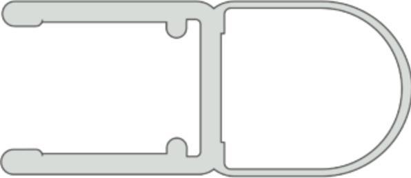 Actual product image Pauli+Sohn Shower door seals 90° 8842