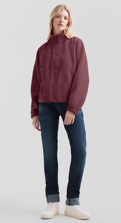 Produktbild s.Oliver Sweatshirt Weiche Teddyfleece-Jacke mit Druckknöpfen (S)