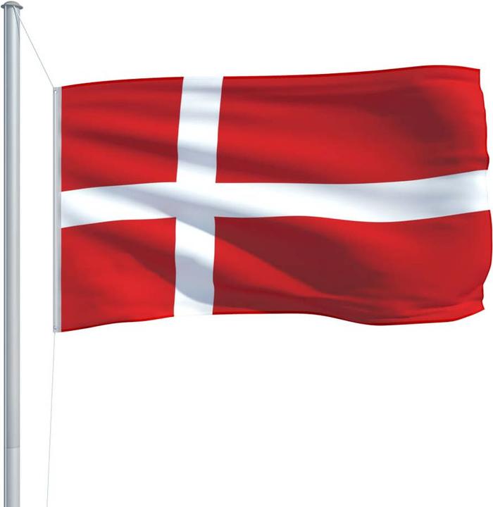 Produktbild vidaXL Dänische Flagge (150 x 90 cm)