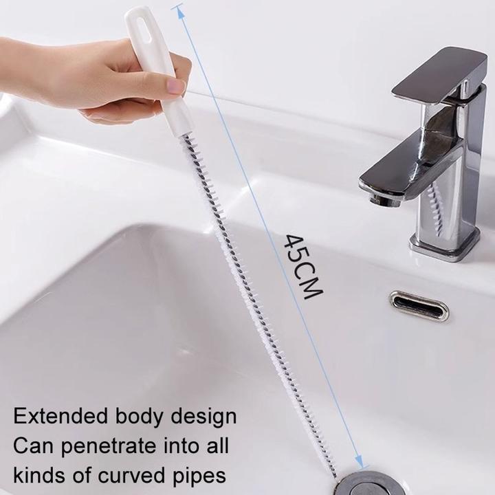 Actual product image Drain cleaning brush Siphon brush Pipe brush Hair trap brush Flexible (1 pcs.)