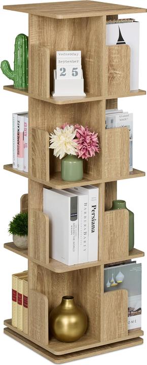 Produktbild Relaxdays Bücherregal (39 x 39 x 125.5 cm)
