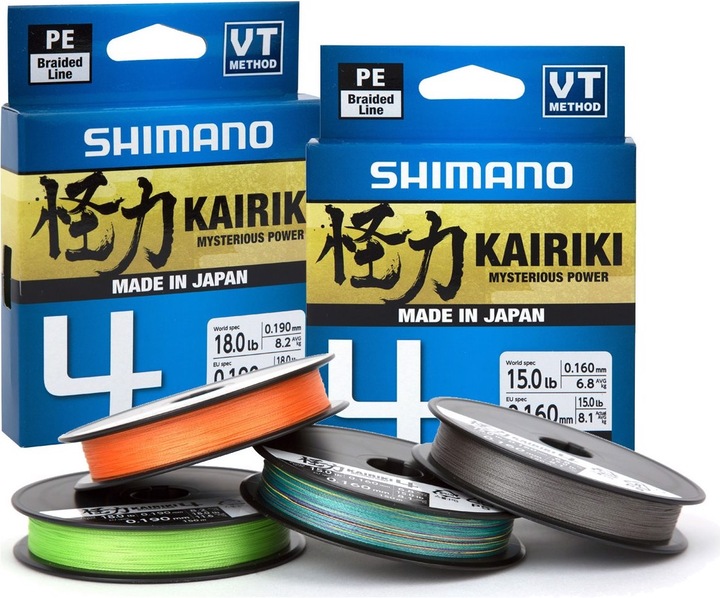 Actual product image Shimano Kairiki 4 Multi Color (6.80 kg, 0.10 mm)