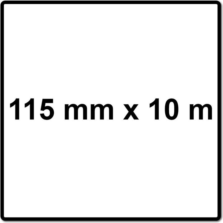 Actual product image Mirka ABRANET Sanding paper roll 115mm x 10m P320 Sanding roller Velcro ( 545BY001323R ) (P320)