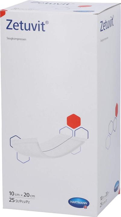 Actual product image Hartmann Zetuvit absorbent dressings sterile 25 pieces