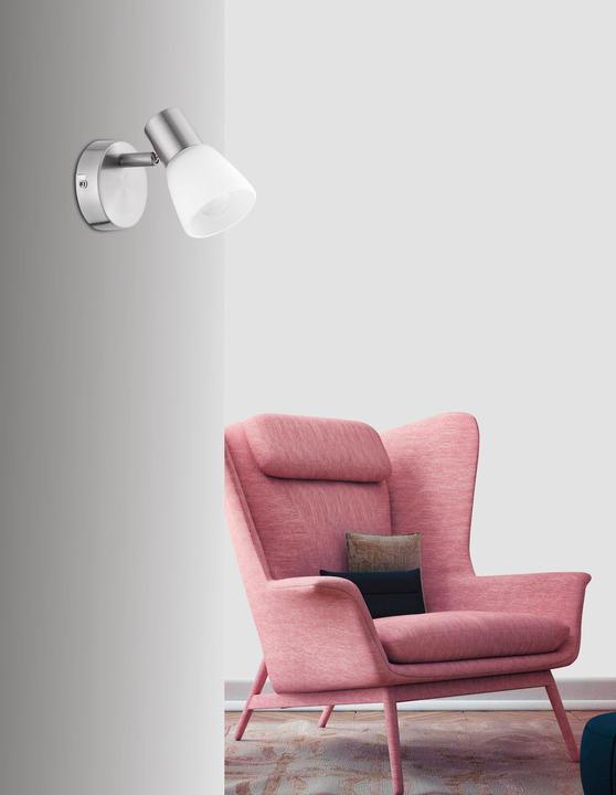 Actual product image Nova Luce PUBLICO ceiling light E14 nickel 8x13x10.5cm dimmable 667001