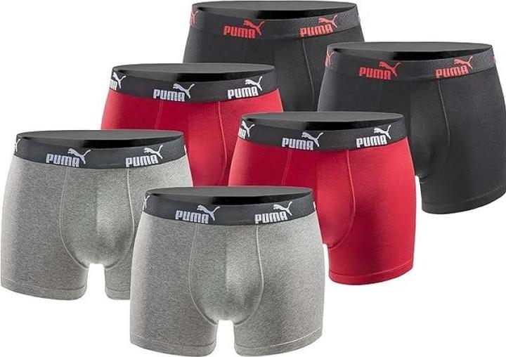Produktbild Puma Herren Boxershorts 6er-Pack (M, 6er Pack)