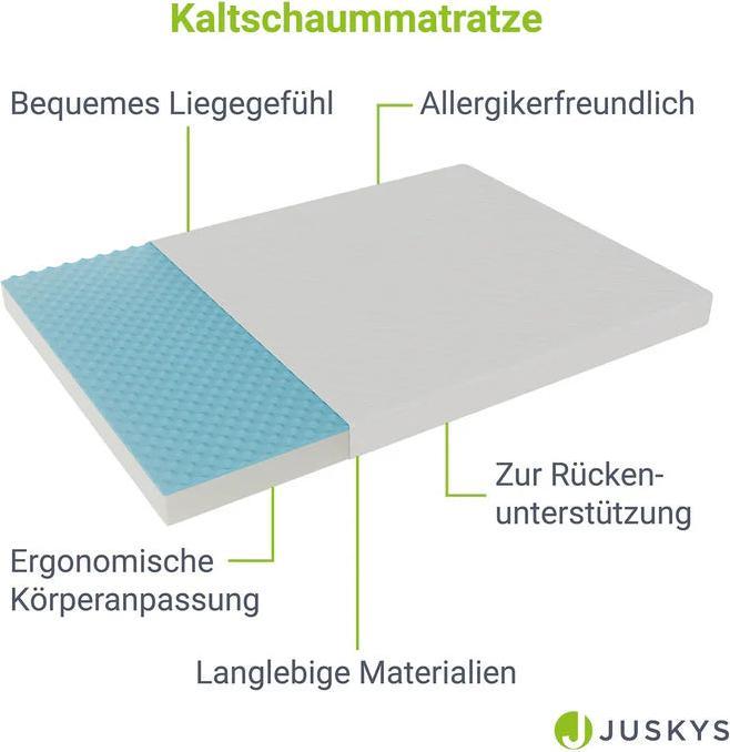 Actual product image Juskys Cold foam mattress (140 x 200, Foam core)
