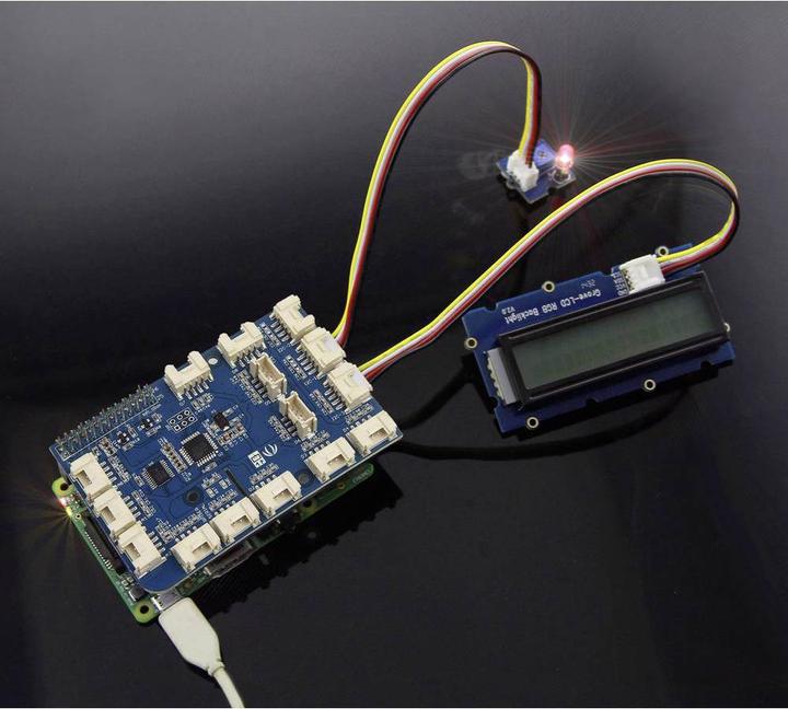 Immagine prodotto Seeed Studio RPI GROVE+ START - Raspberry Pi - GrovePi+ Starter Kit