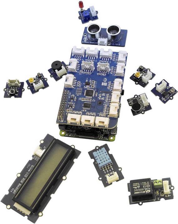 Immagine prodotto Seeed Studio RPI GROVE+ START - Raspberry Pi - GrovePi+ Starter Kit