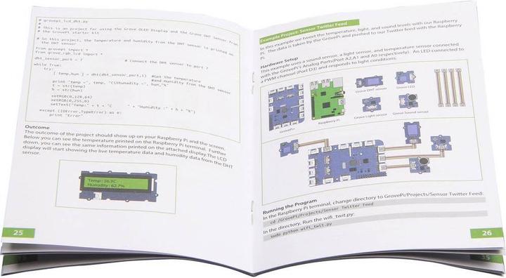 Immagine prodotto Seeed Studio RPI GROVE+ START - Raspberry Pi - GrovePi+ Starter Kit