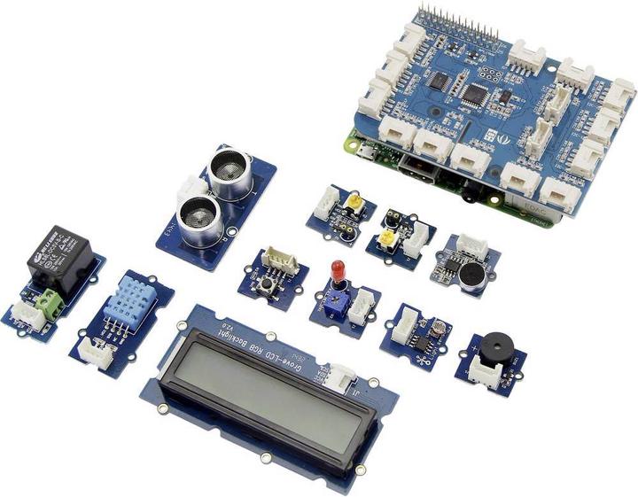 Immagine prodotto Seeed Studio RPI GROVE+ START - Raspberry Pi - GrovePi+ Starter Kit