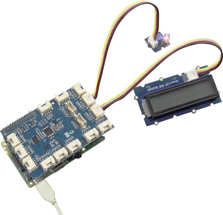 Immagine prodotto Seeed Studio RPI GROVE+ START - Raspberry Pi - GrovePi+ Starter Kit