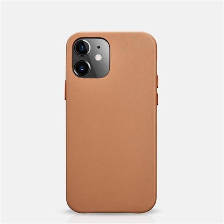 Produktbild iCarer iPhone 12 /12 Pro (6.1) Case Original Real Leather Brown (Apple iPhone 12 Pro, Apple iPhone 12)