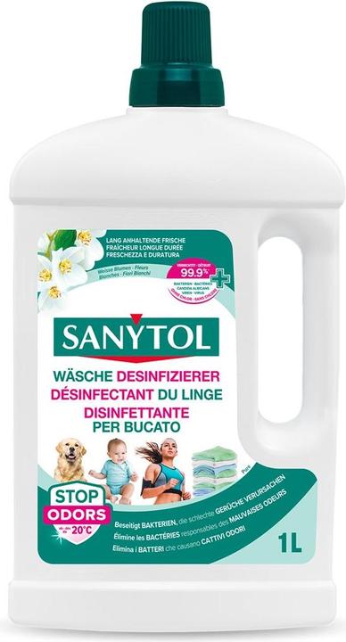 Sanytol Laundry disinfector (22 Washing cycles, Liquid detergent)