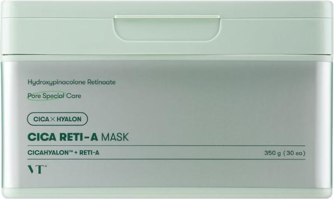 VT Cosmetics Cica Reti-A Mask Sheet 30 Pcs Retinol Complex for Daily Care (25 ml)