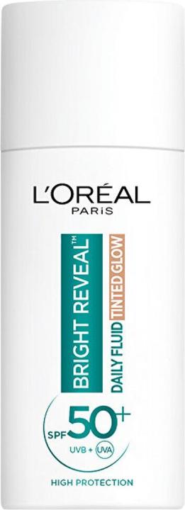 L'Oréal Paris L'Oreal Paris Bright Reveal Brightening Tinted Fluid Spf 50+ Daily Fluid 50 Ml (SPF 50+, 50 ml)