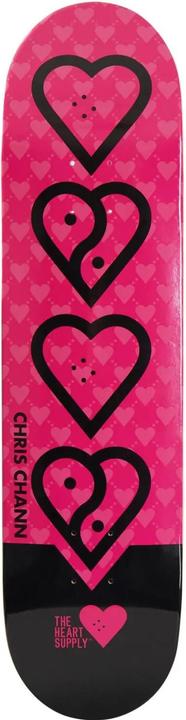 Actual product image Heart Supply Skateboard Deck Only Chris Chann Pro 8 2023 (7.99")
