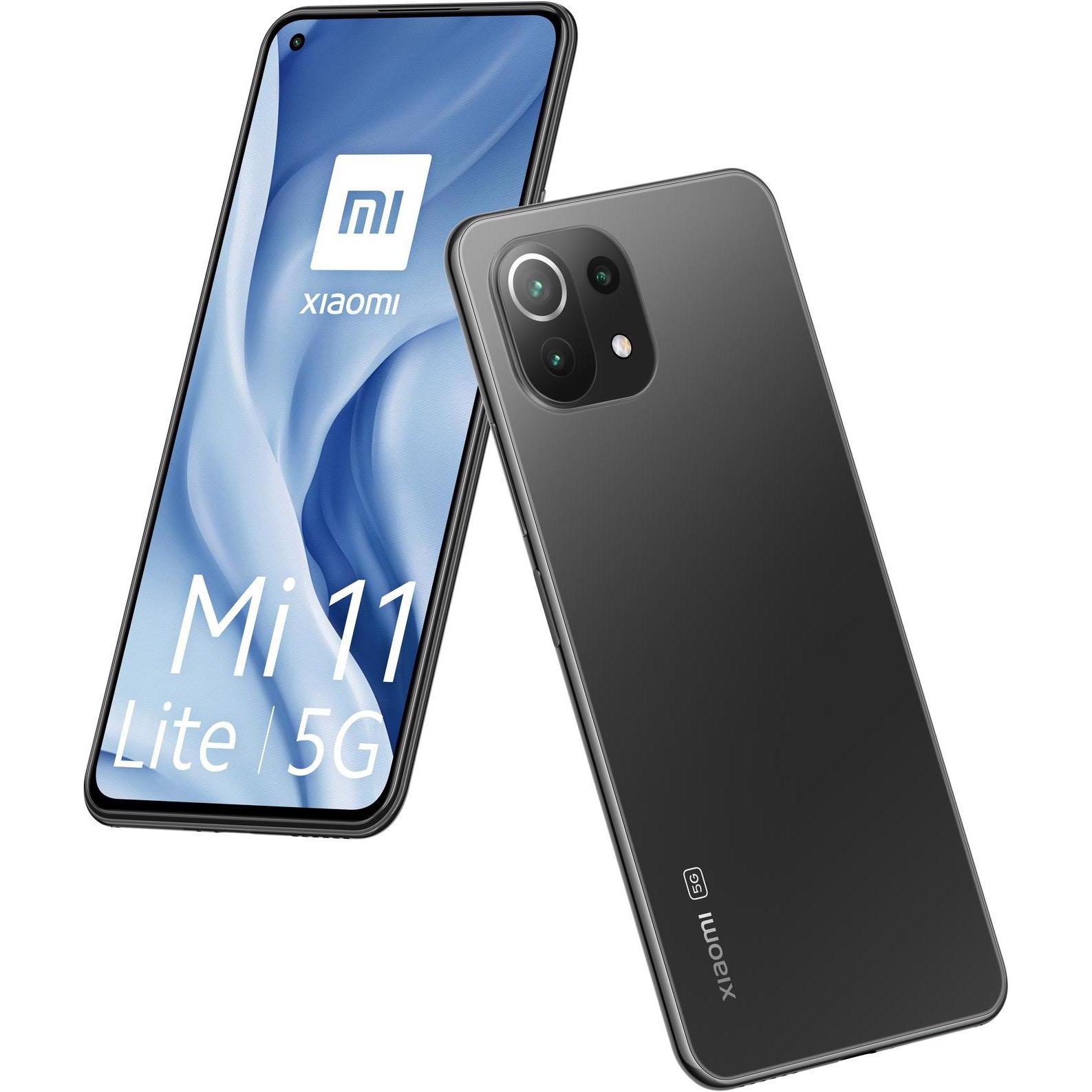 スマートフォン本体 Xiaomi MI 11 Lite 5G Truffle Black Xiaomi Mi 11 Lite 5G Truffle Black 6Gb Ram 128Gb ROM: Buy