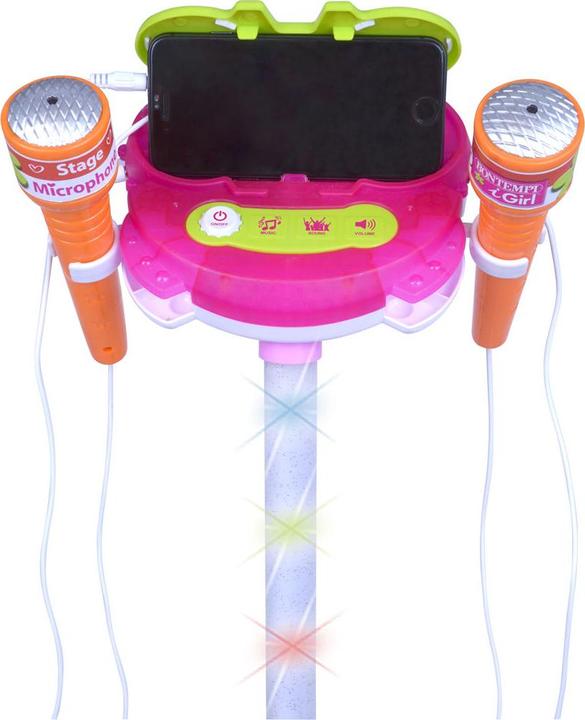 Immagine prodotto Bontempi Microfono da palco con 2 microfoni rosa