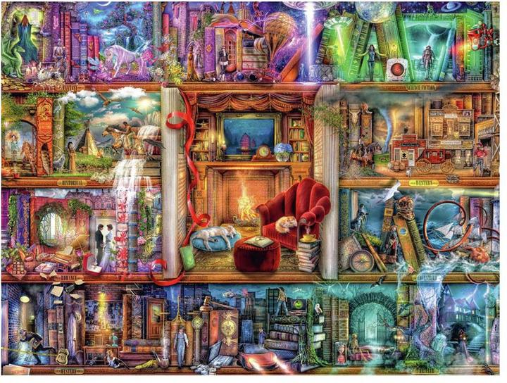 Actual product image Ravensburger The Great Library (1500 pieces)