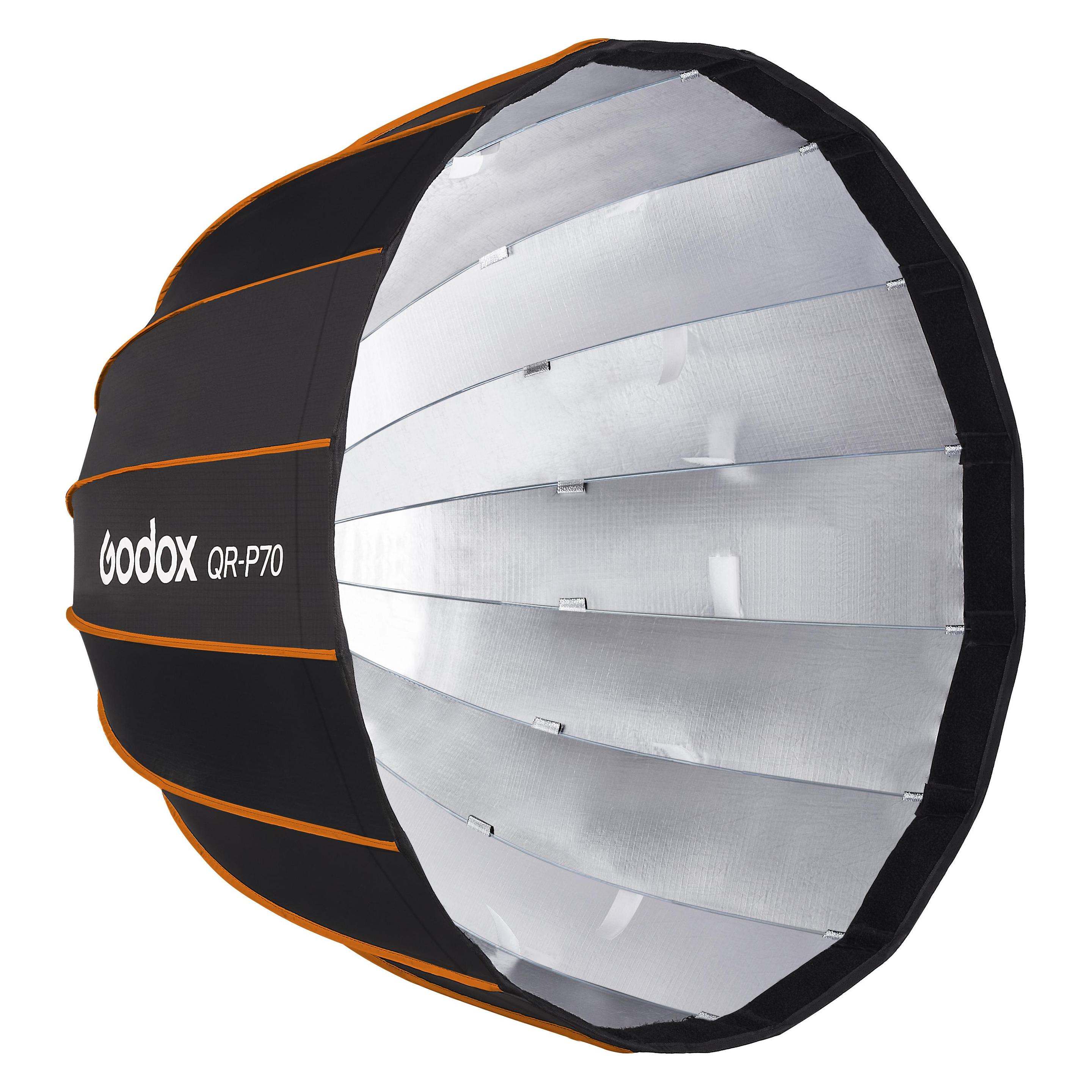 Godox Quick Release Parabolic Softbox, 70 Cm (Softbox, 70 cm), Softbox + Reflektor