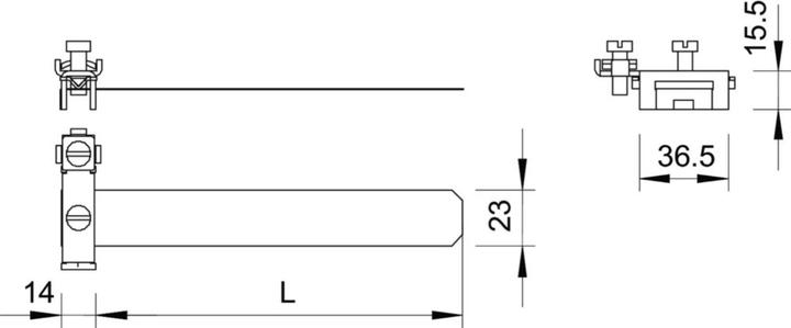 Produktbild OBO Bettermann OBO Banderdungsschelle Edelstahl 927 1