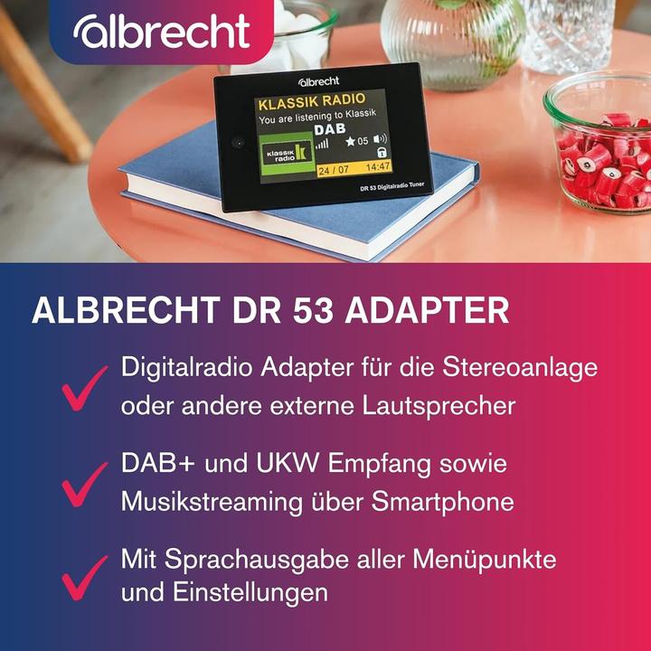 Actual product image Albrecht DR 53 Adapter (Radio Tuner)