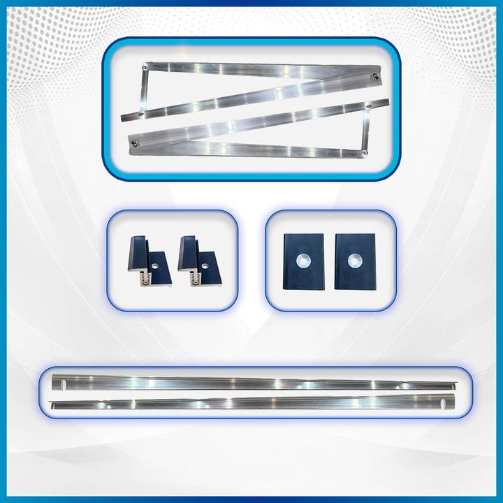 Image du produit Solar Hook Système de montage en hauteur pour 2 panneaux solaires 380-430Wp Système de base (Matériel de montage du système solaire)
