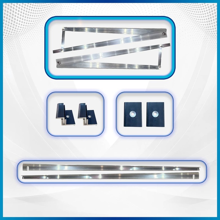 Immagine prodotto Solar Hook Elevazione per 2 moduli solari 380-430Wp Sistema di base (Materiale di montaggio del sistema solare)