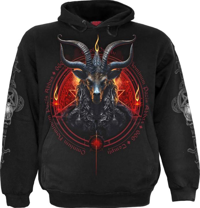 Image du produit Spiral - Sweat à capuche motif/style Baphomet - Adulte (L)