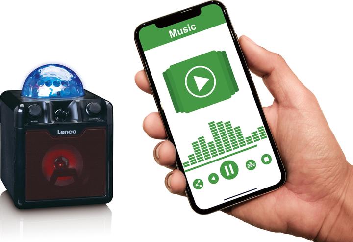 Actual product image Lenco Bluetooth&portable speaker (10 h, Electrical connection)