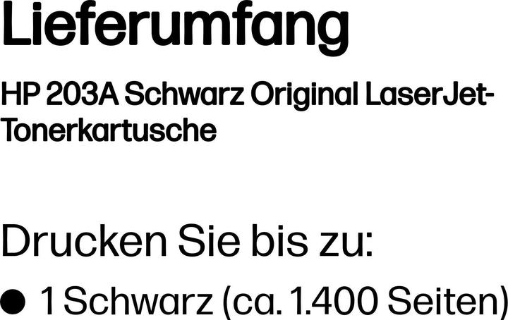 Actual product image HP 203a (FC)