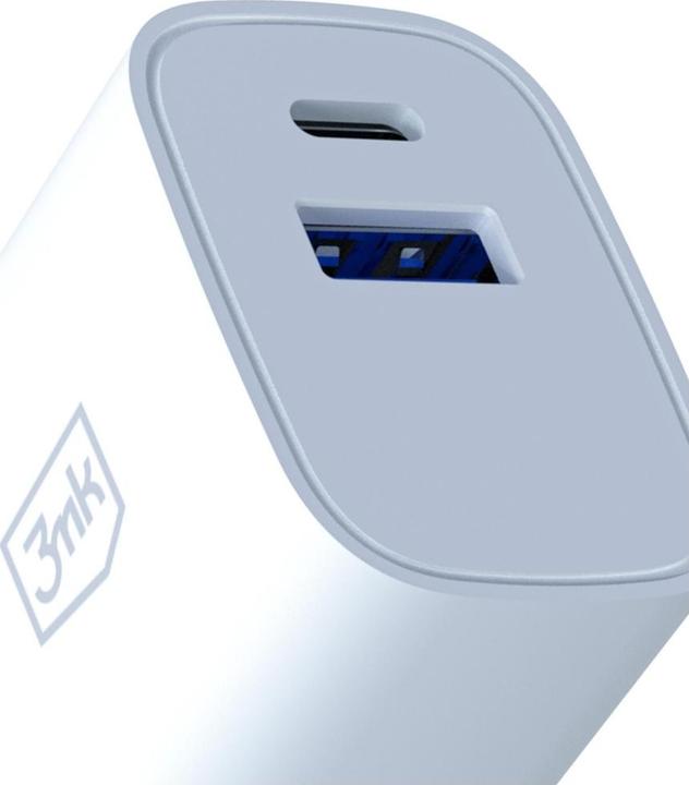 Produktbild 3MK FlowPower 25W 1A1C PD QC4+ White (25 W)