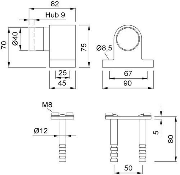 Productafbeelding Kws Deurbuffer 2024 (1 Stuk, 9 x 8,5 x 7 cm)