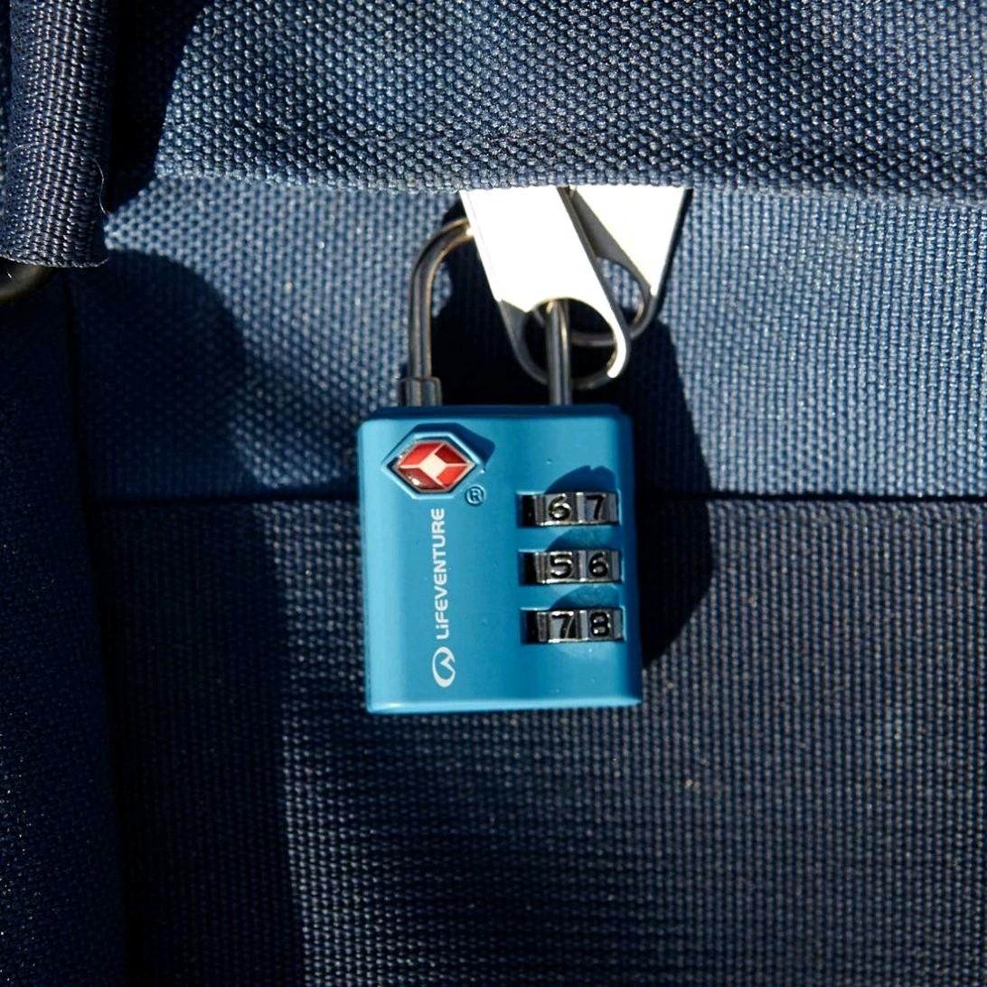 Thumbnail - Lifeventure, Vorhängeschloss, TSA Combi Lock (Blue)