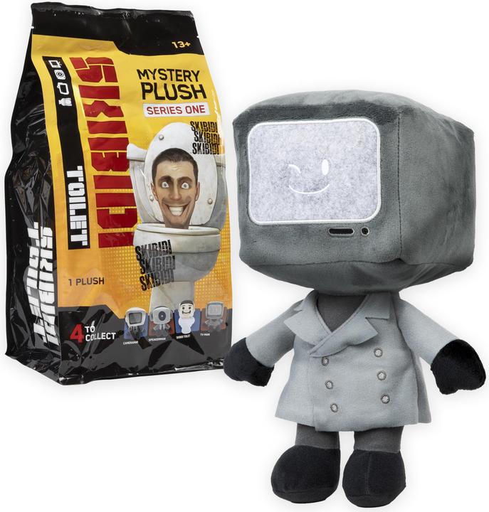 Image du produit Skibidi Toilet Mystery Plush - peluche de collection, tout nouveau produit de collection, produit officiel sous (28 cm)