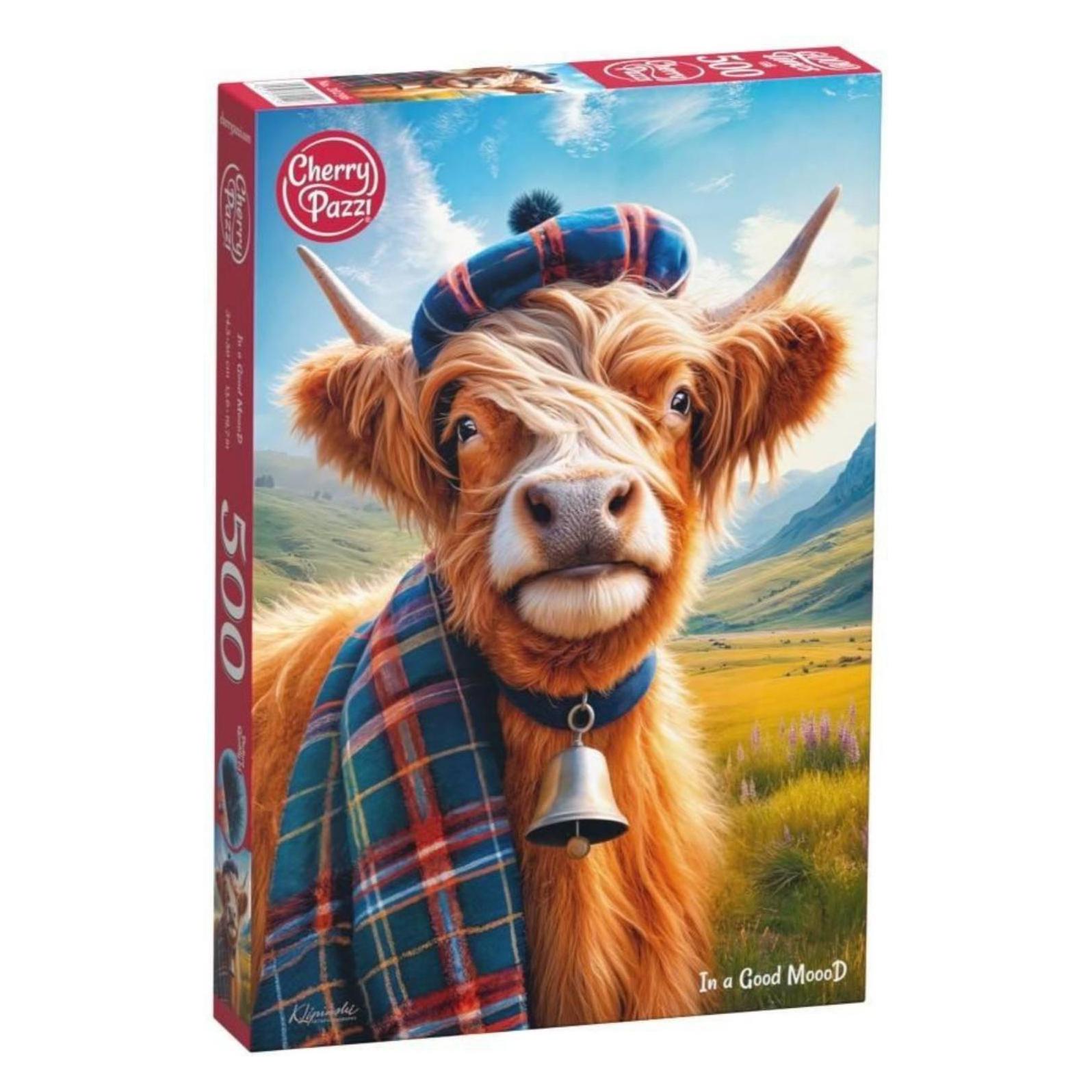 Cherry Pazzi Puzzle Da 500 Pezzi - In A Good MoooD (500 onderdelen)