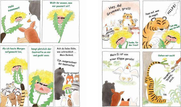 Produktbild Der Tiger und sein Löwenzahn (Deutsch, Gee Eun Lee, Ki-Hyang Lee, 2024)